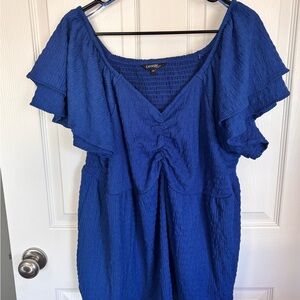 George Royal Blue Women's Blouse